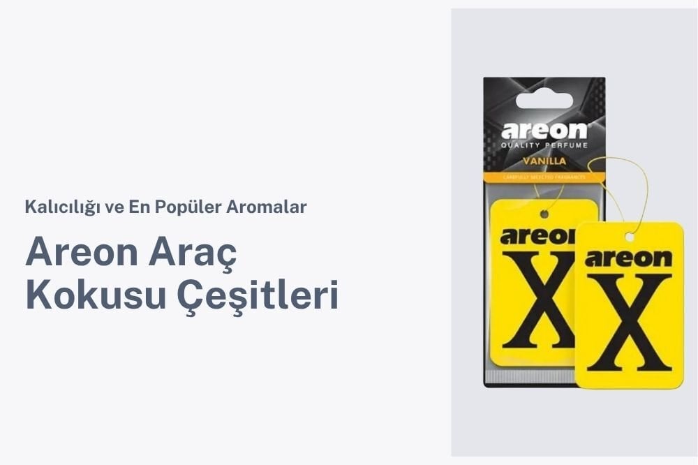 Areon Araç Kokusu Çeşitleri, Kalıcılığı ve En Popüler Aromalar