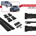 Ford Transit/Tourneo Custom 2012-2023 Arası ile Uyumlu FLY Model Ara Atkı Tavan Barı Siyah 2 Adet