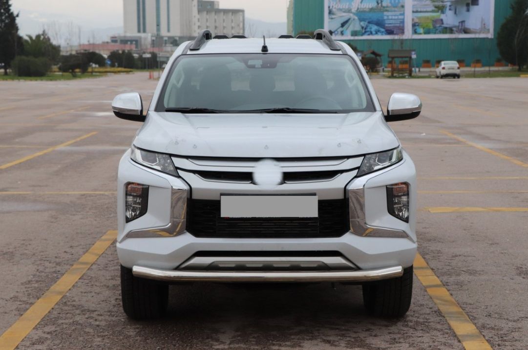 Ford Ranger 206+ Off Road Ön Tampon Koruma Demiri Krom (Tekli Bıyık) AQM4WD