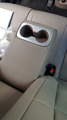 Hyundai Tucson 2015-2018 Bardaklık Kaplama Silver