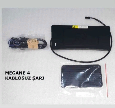 Renault Megane 4 2016+ Kablosuz Şarj Standı
