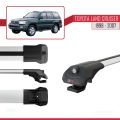 Toyota Land Cruiser 1998-2007 Arası ile Uyumlu ACE-1 Ara Atkı Tavan Barı Gri 2 Adet