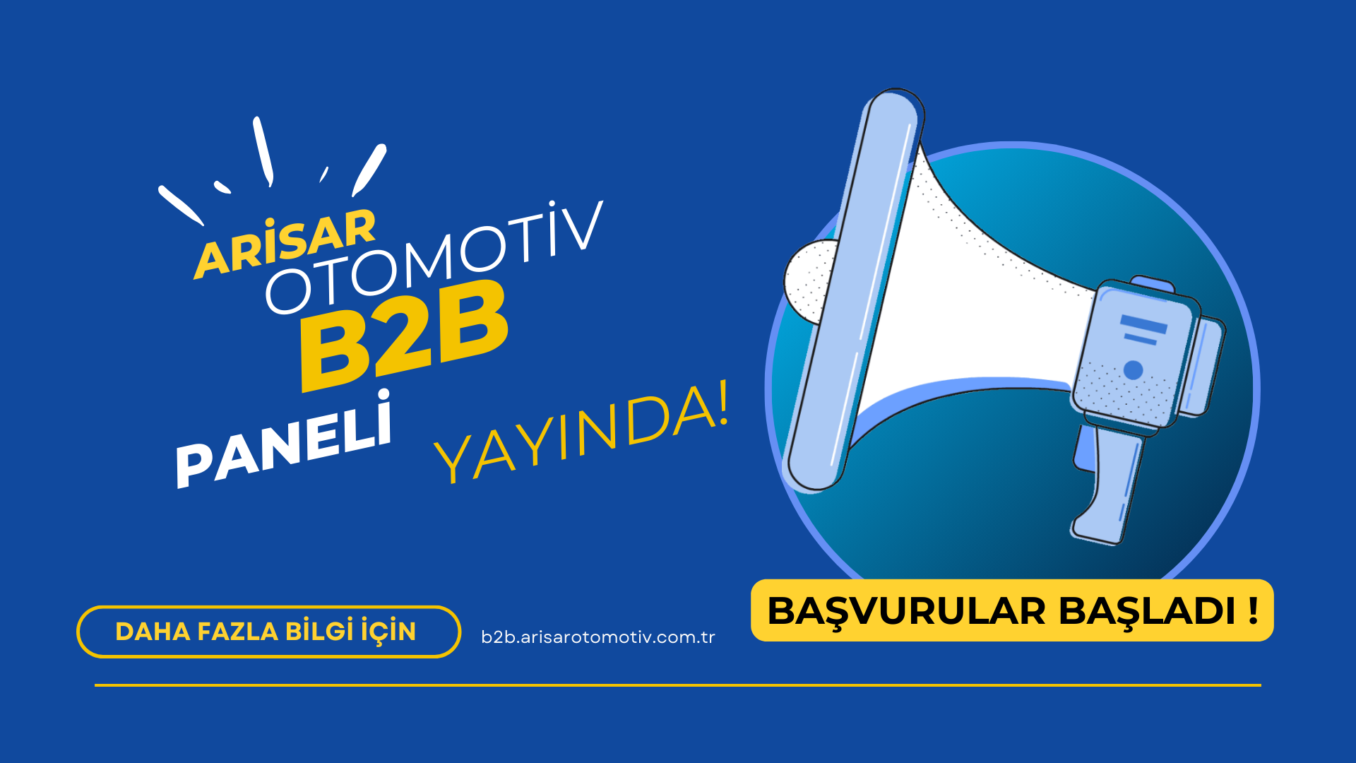 Arisar Otomotiv B2B Paneli Yayında!
