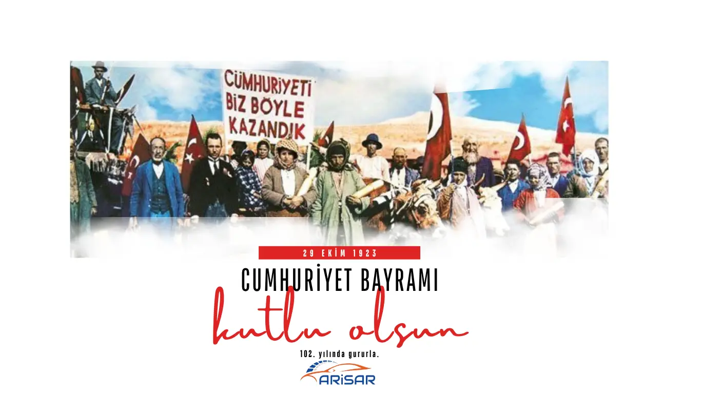 29 Ekim Cumhuriyet Bayramı Kutlama Görseli