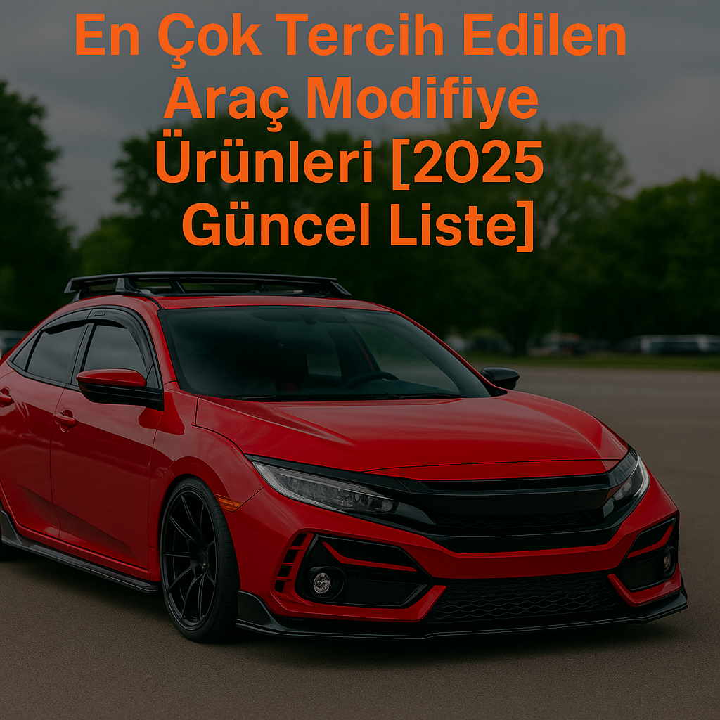 En Çok Tercih Edilen Araç Modifiye Ürünleri [2025 Güncel Liste]