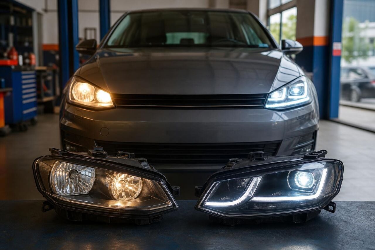 Golf Ön Farında Halojen ve LED Donanımı Nasıl Ayırt Edilir?