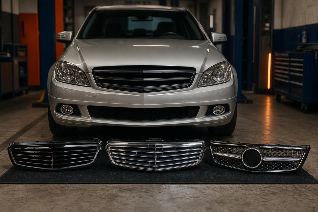 Mercedes W204 Ön Panjurunda Donanım Paketi Farkları