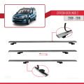 Citroen Berlingo 2 (B9) 2008-2018 Arası ile Uyumlu BASIC Model Ara Atkı Tavan Barı Gri 4 Adet
