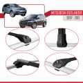 Mitsubishi Outlander 2 2007-2012 Arası ile Uyumlu ACE-1 Ara Atkı Tavan Barı Siyah 3 Adet