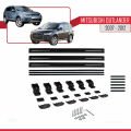 Mitsubishi Outlander 2 2007-2012 Arası ile Uyumlu BASIC Model Ara Atkı Tavan Barı Siyah 3 Adet