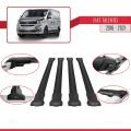 Fiat Talento 2016-2021 Arası ile Uyumlu FLY Model Ara Atkı Tavan Barı Siyah 4 Adet