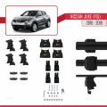 Nissan Juke (F15) 2010-2019 Arası ile Uyumlu ACE-4 Ara Atkı Tavan Barı Siyah 2 Adet
