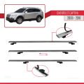 Chevrolet Captiva 2006-2010 Arası ile Uyumlu BASIC Model Ara Atkı Tavan Barı Gri 2 Adet