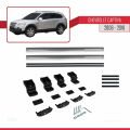 Chevrolet Captiva 2006-2010 Arası ile Uyumlu BASIC Model Ara Atkı Tavan Barı Gri 2 Adet