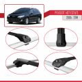 Peugeot 407 SW 2005-2011 Arası ile Uyumlu ACE-1 Ara Atkı Tavan Barı Siyah 2 Adet