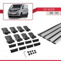 Fiat Talento 2016-2021 Arası ile Uyumlu FLY Model Ara Atkı Tavan Barı Gri 4 Adet