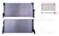 BMW 2 Serisi F45 216D 218D Mini F55 F56 X1 F48 Su Radyatörü (Brazing MT 682X320X26)