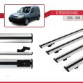Citroen Berlingo (M59) 2003-2008 Arası ile Uyumlu BASIC Model Ara Atkı Tavan Barı Gri 4 Adet