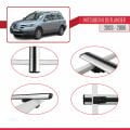 Mitsubishi Outlander 2003-2006 Arası ile Uyumlu BASIC Model Ara Atkı Tavan Barı Gri 3 Adet