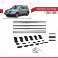 Mitsubishi Outlander 2003-2006 Arası ile Uyumlu BASIC Model Ara Atkı Tavan Barı Gri 3 Adet