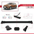 Hyundai i20 II Active 2015-2019 Arası ile Uyumlu FLY Model Ara Atkı Tavan Barı Siyah 2 Adet