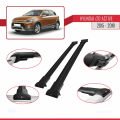 Hyundai i20 II Active 2015-2019 Arası ile Uyumlu FLY Model Ara Atkı Tavan Barı Siyah 2 Adet
