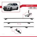 BMW X7 (G07) 2020 ve Sonrası ile Uyumlu BASIC Model Ara Atkı Tavan Barı Gri 2 Adet