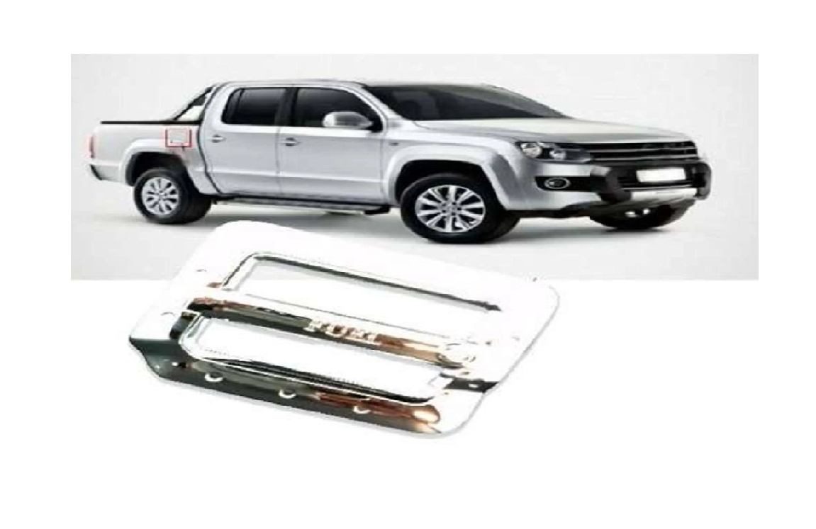 Volkswagen Amarok 2010+ Yedek Parça Depo Kapağı Kaplama Krom
