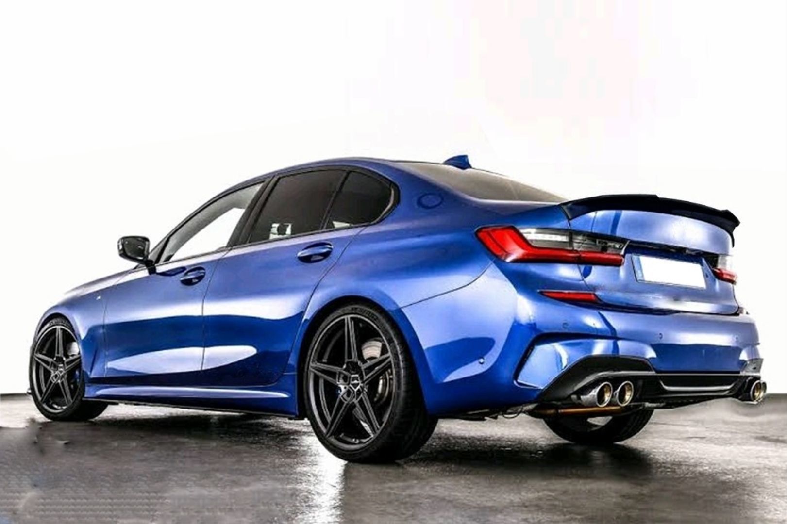 Bmw 3 Serisi G20 / 2019+ Uyumlu PSM Spoiler  - Piano Black