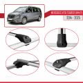 Mercedes Vito Tourer (W447) 2014 ve Sonrası ile Uyumlu ACE-1 Ara Atkı Tavan Barı Gri 3 Adet