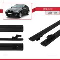 BMW X6 (E71) 2008-2014 Arası ile Uyumlu BASIC Model Ara Atkı Tavan Barı Siyah 2 Adet