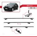 BMW X6 (E71) 2008-2014 Arası ile Uyumlu BASIC Model Ara Atkı Tavan Barı Gri 2 Adet
