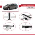 Toyota Sienna 3 (XL30) 2011-2020 Arası ile Uyumlu BASIC Model Ara Atkı Tavan Barı Gri 2 Adet