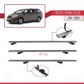 Toyota Sienna 3 (XL30) 2011-2020 Arası ile Uyumlu BASIC Model Ara Atkı Tavan Barı Gri 2 Adet