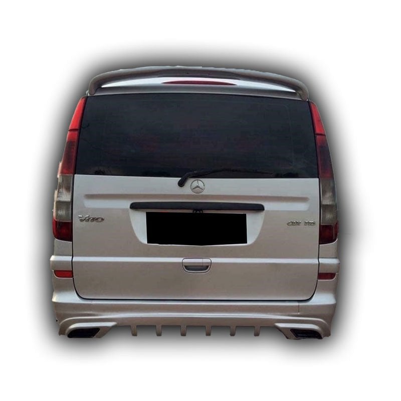 Mercedes Vito Orta Kasa 2004 - 2010 Uyumlu Arka Tampon Giydirme Boyasız