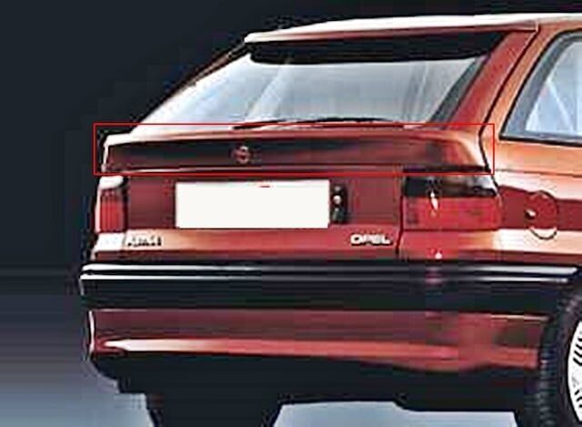 Opel Astra F Hb Uyumlu Yedek Parça Cam Ortası Anatomik Spoiler