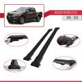 Nissan NP300 (D23) 2015-2021 Arası ile Uyumlu FLY Model Ara Atkı Tavan Barı Siyah 2 Adet