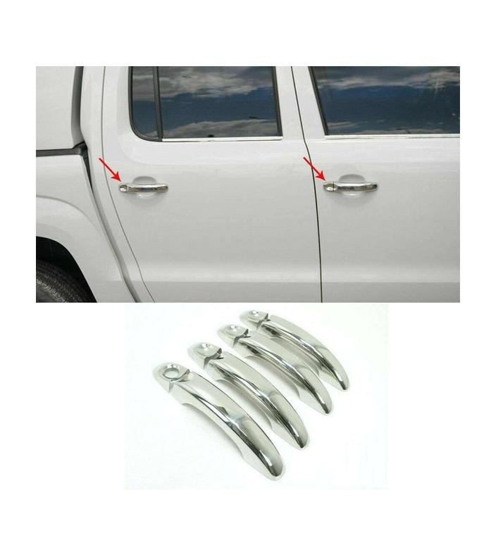Volkswagen Amarok 2010+ Uyumlu Yedek Parça  Kapı Kolu Abs Krom