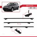BMW X5 (E70) 2007-2013 Arası ile Uyumlu BASIC Model Ara Atkı Tavan Barı Siyah 2 Adet