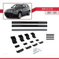BMW X5 (E70) 2007-2013 Arası ile Uyumlu BASIC Model Ara Atkı Tavan Barı Siyah 2 Adet