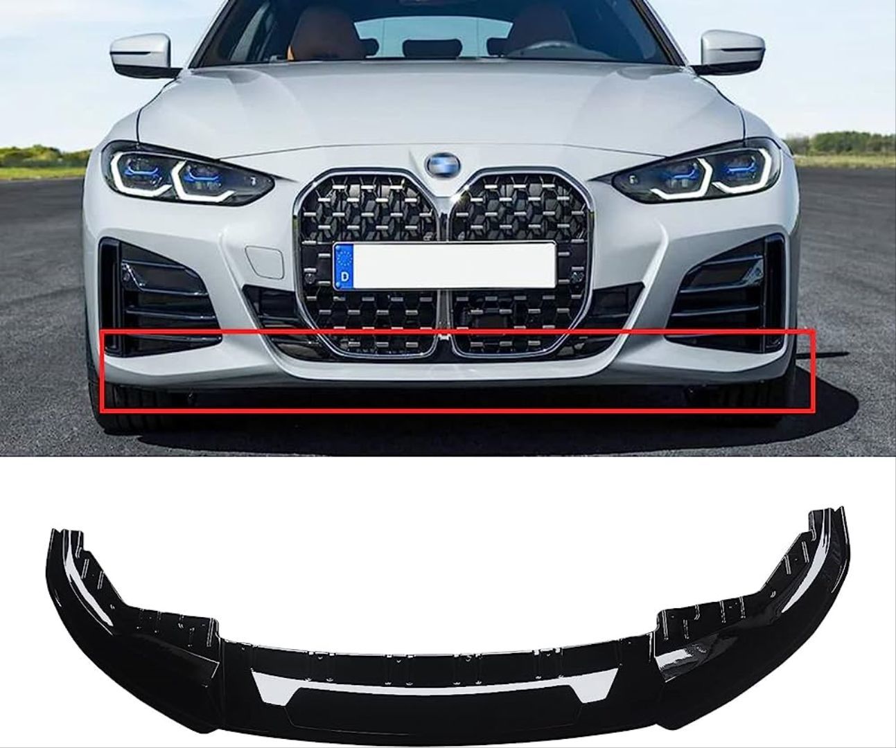 Bmw 4 Serisi G26 Uyumlu M Perf. Ön Lip / 4 Kapı