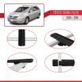 Toyota Sienna 2 (XL20) 2004-2010 Arası ile Uyumlu BASIC Model Ara Atkı Tavan Barı Siyah 2 Adet