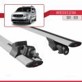 Mercedes Citan (W415) 2012-2021 Arası ile Uyumlu HOOK Model Ara Atkı Tavan Barı Gri 2 Adet
