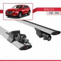 Mazda CX-9 II (TC) 2016 ve Sonrası ile Uyumlu HOOK Model Ara Atkı Tavan Barı Gri 2 Adet