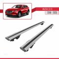 Mazda CX-9 II (TC) 2016 ve Sonrası ile Uyumlu HOOK Model Ara Atkı Tavan Barı Gri 2 Adet
