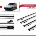 Citroen Berlingo (M49) 1996-2003 Arası ile Uyumlu BASIC Model Ara Atkı Tavan Barı Gri 4 Adet