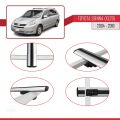 Toyota Sienna 2 (XL20) 2004-2010 Arası ile Uyumlu BASIC Model Ara Atkı Tavan Barı Gri 2 Adet