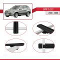 BMW X5 (E53) 2000-2006 Arası ile Uyumlu BASIC Model Ara Atkı Tavan Barı Siyah 2 Adet