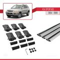 Kia Sportage 2 (JE) 2004-2009 Arası ile Uyumlu FLY Model Ara Atkı Tavan Barı Gri 3 Adet
