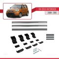 Kia Soul (AM) HB 2009-2013 Arası ile Uyumlu BASIC Model Ara Atkı Tavan Barı Gri 2 Adet